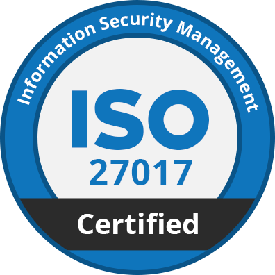 ISO 27017 Certified