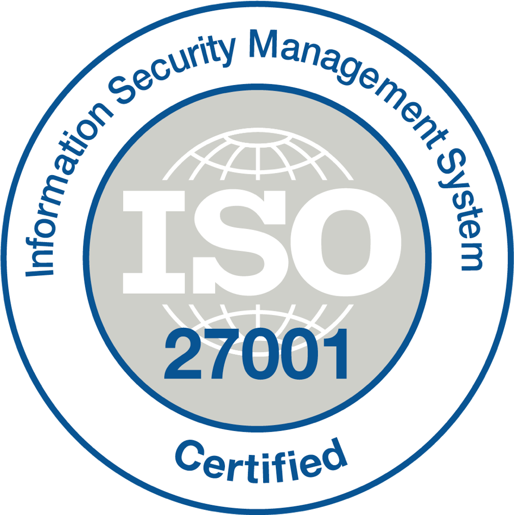 ISO 27001 Certified